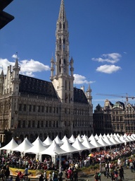 Feria de la cerveza en Bruselas.